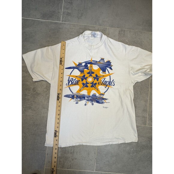 Vintage 1994 Blue Angels T-Shirt – Men’s Large US Navy Single Stitch Made In USA - Picture 7 of 9